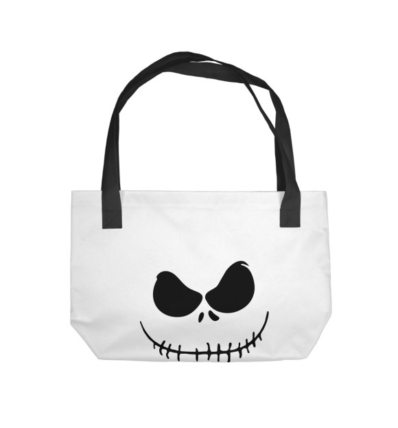 Пляжная сумка с изображением зашитый рот цвета 