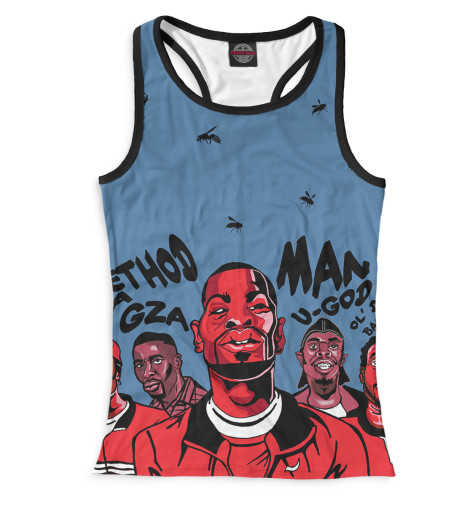 

Майки борцовки Print Bar, Белый, Wu-Tang Clan