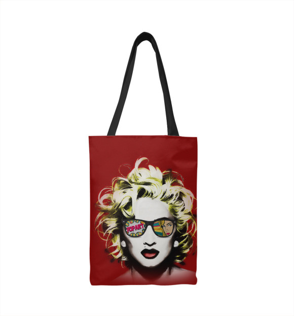 Сумка-шоппер с изображением Madonna цвета 