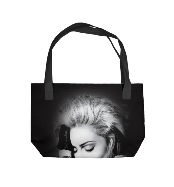 Пляжная сумка с изображением Madonna цвета 