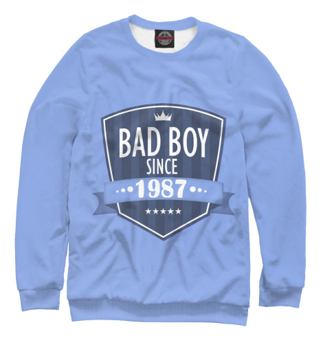 

Свитшоты Print Bar, Белый, Плохой мальчик с 1987