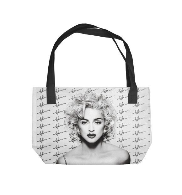 Пляжная сумка с изображением Madonna цвета 