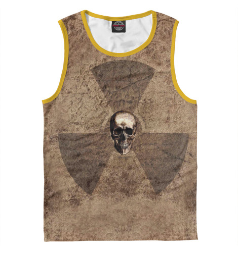 

Майки Print Bar, Белый, Знак радиации