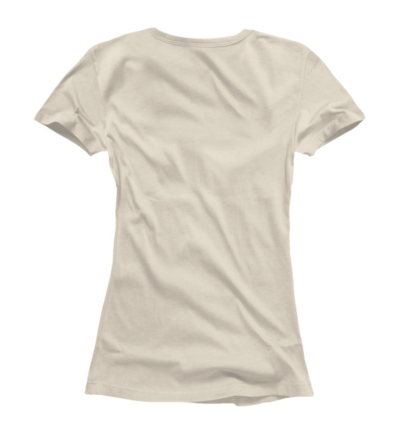 Женская футболка с изображением Ананас цвета Белый