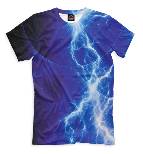 

Футболки Print Bar, Грязно-голубой, Молния