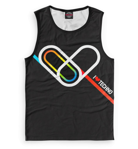 

Майки Print Bar, Белый, Techno