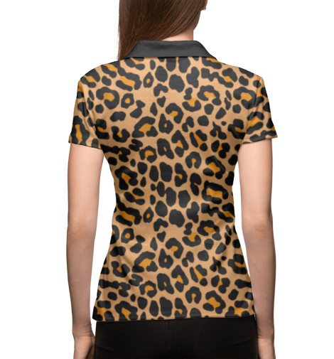 

Поло Print Bar, Белый, Panthera pardus