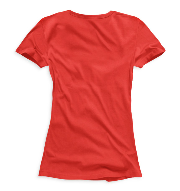 Женская футболка с изображением Погнали цвета Белый