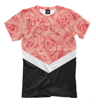 Мужская футболка Розовые Розы