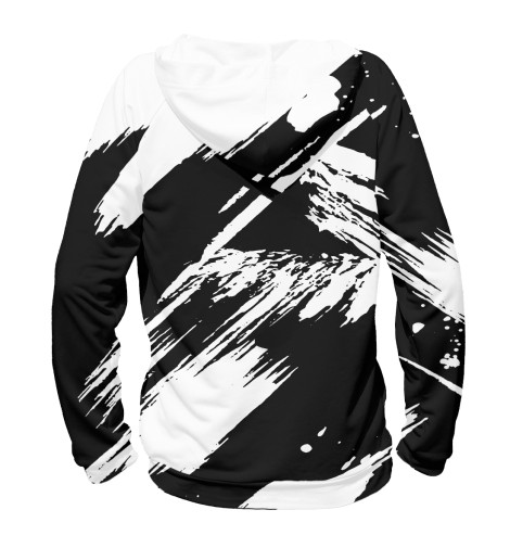 

Худи Print Bar, Белый, Чёрно-Белые краски