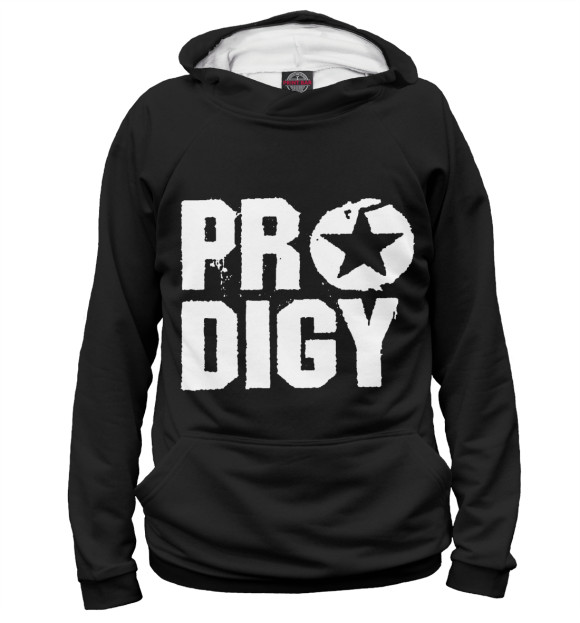 Женское худи с изображением The Prodigy цвета Белый