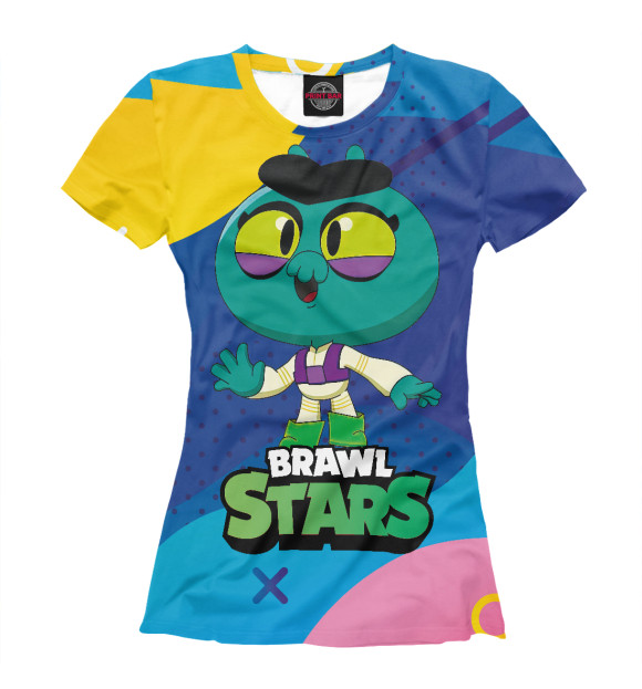 Женская футболка с изображением BrawlStars Eve Ева цвета Белый