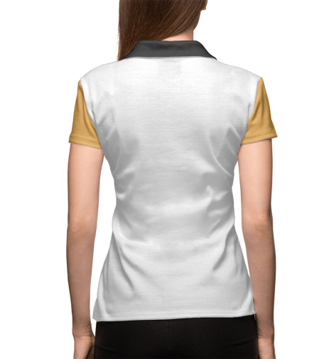 

Поло Print Bar, Белый, Шпиц