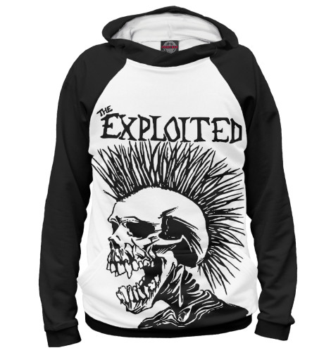 

Худи Print Bar, Белый, The Exploited