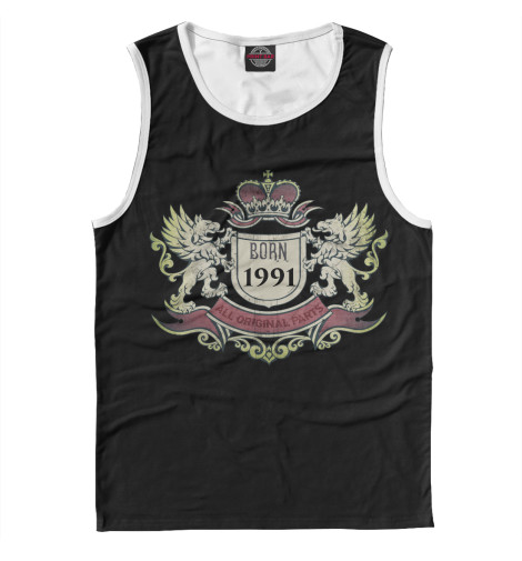 

Майки Print Bar, Белый, BORN 1991