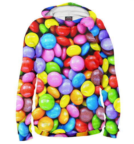 

Худи Print Bar, Белый, Candy color