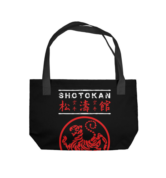 Пляжная сумка с изображением Shotokan Karate цвета 