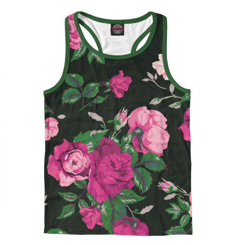

Майки борцовки Print Bar, Белый, Розы