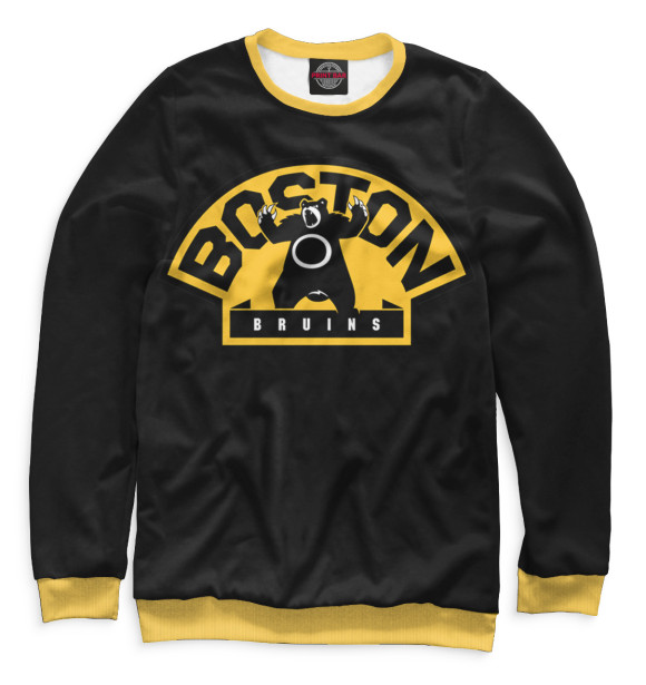 Свитшот для мальчиков с изображением Boston Bruins цвета Белый
