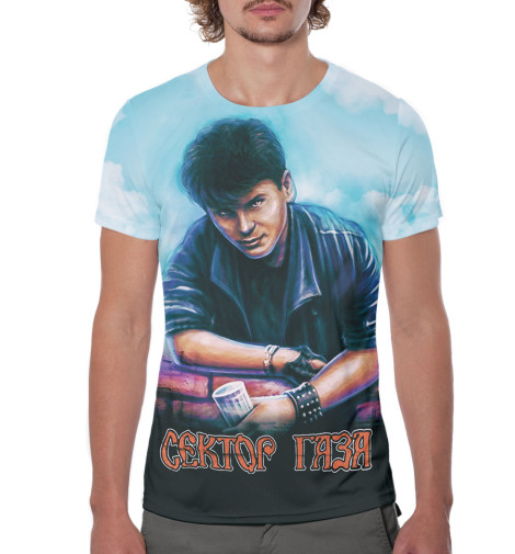 

Футболки Print Bar, Молочно-белый, Сектор Газа