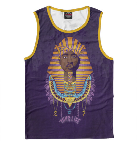 

Майки Print Bar, Белый, Tupac Pharaoh