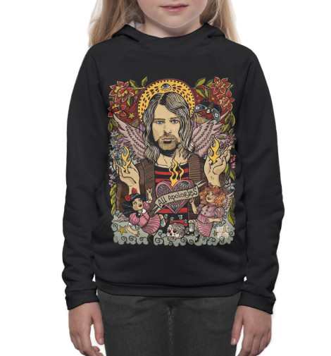 

Худи Print Bar, Белый, Kurt Cobain