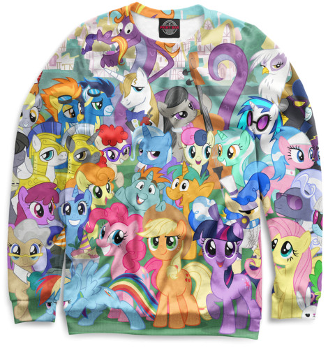 

Свитшоты Print Bar, Белый, My Little Pony