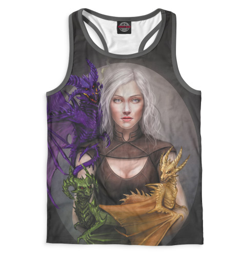 

Майки борцовки Print Bar, Белый, Дейнерис Таргариен