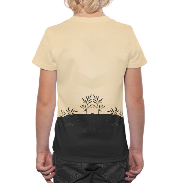 Футболка для мальчиков с изображением Япония цвета Белый