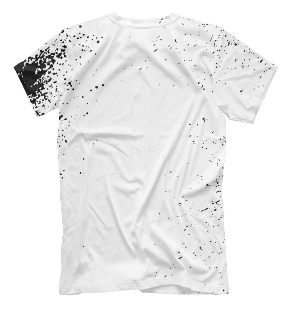Мужская футболка с изображением Безумный азарт цвета Белый