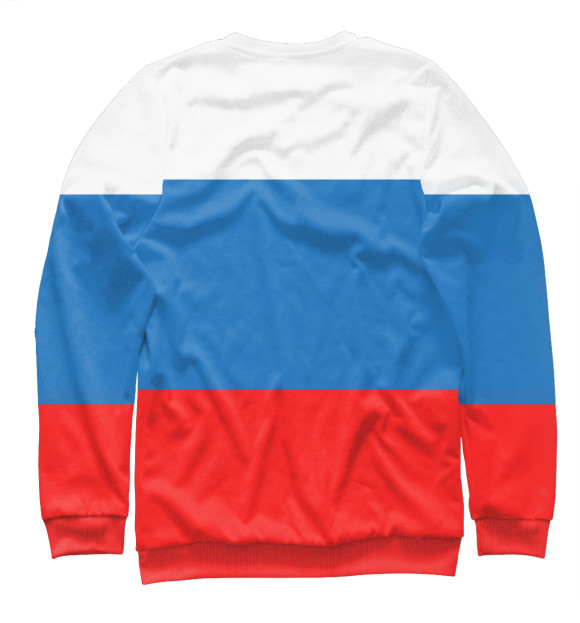 Свитшот для мальчиков с изображением Волейбол Россия цвета Белый
