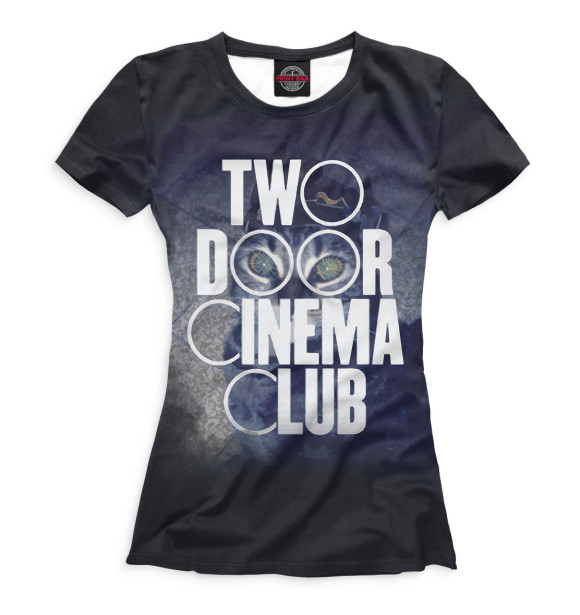 Женская футболка с изображением Two Door Cinema Club цвета Белый