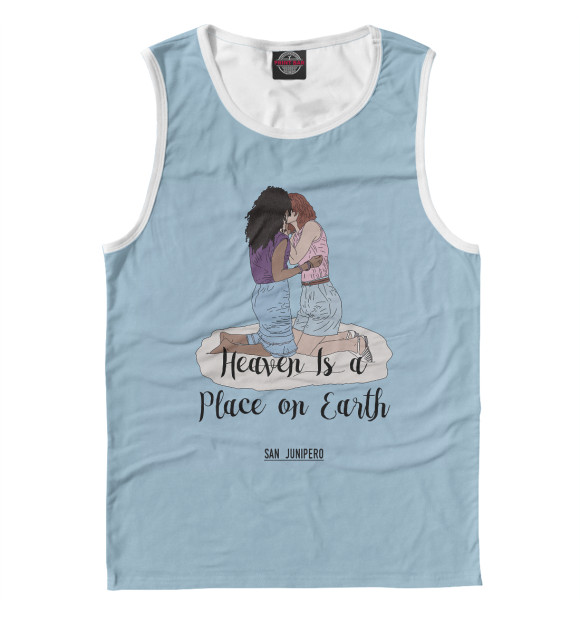 Майка для мальчика с изображением San Junipero цвета Белый