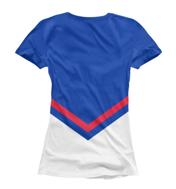 Женская футболка с изображением New York Rangers цвета Белый