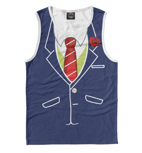 

Майки Print Bar, Белый, Синий костюм