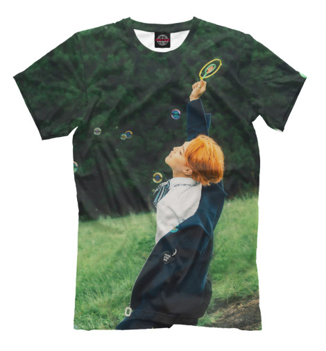 

Футболки Print Bar, Черный, Jimin BTS