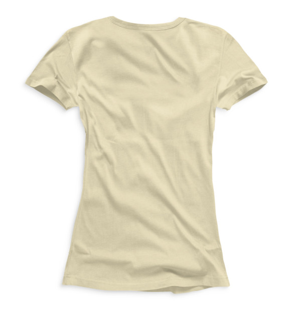 Женская футболка с изображением Лисы цвета Белый