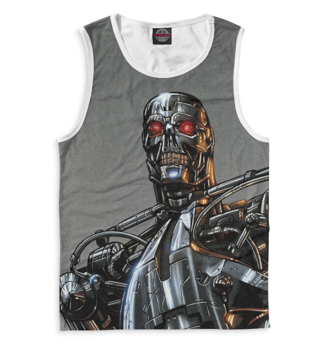 

Майки Print Bar, Белый, Терминатор