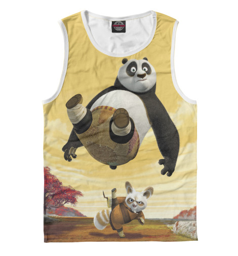 

Майки Print Bar, Белый, Кунг-фу Панда