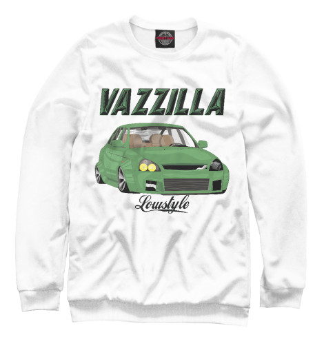 

Свитшоты Print Bar, Белый, Lada Priora Vazzilla