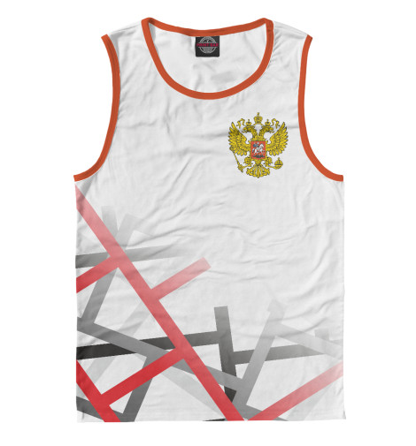 

Майки Print Bar, Белый, Символика РФ