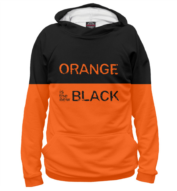 Женское худи с изображением ORANGE IS THE NEW BLACK цвета Белый