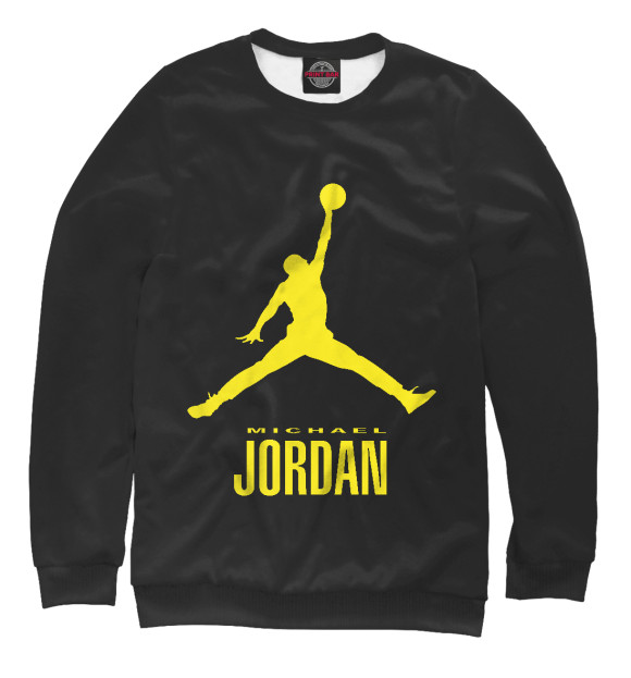 Мужской свитшот с изображением Jordan цвета Белый