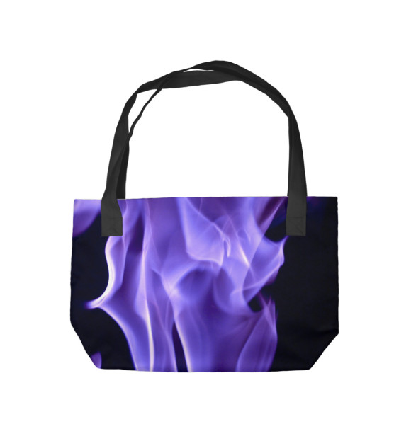 Пляжная сумка с изображением Огонь цвета 