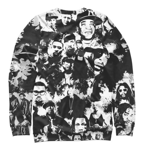 

Свитшоты Print Bar, Белый, Хип хоп