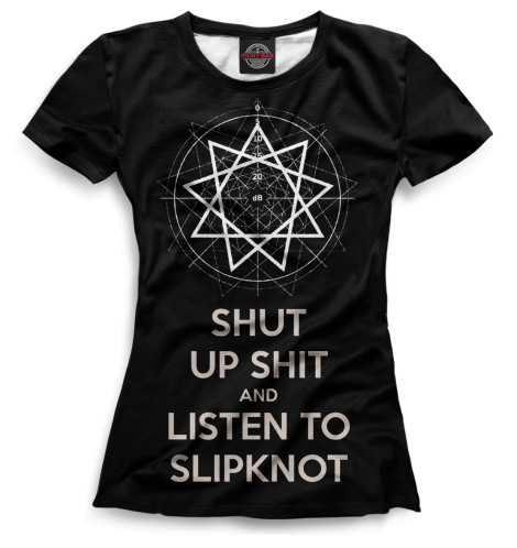 

Футболки Print Bar, Белый, Slipknot