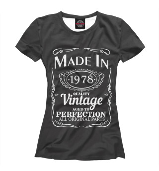 Женская футболка Сделано в 1978