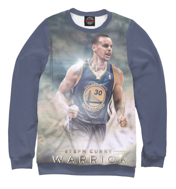 Свитшот для мальчиков с изображением Stephen Curry цвета Белый