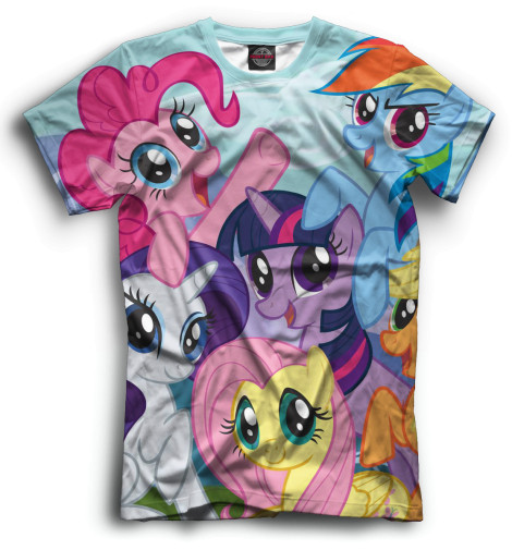 

Футболки Print Bar, Черный, My Little Pony