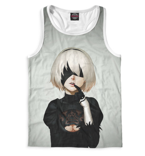 

Майки борцовки Print Bar, Белый, Nier: Automata